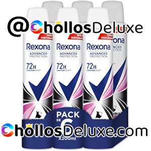 6x Rexona Advance Protection Invisible Pure Desodorantes Mujer 200ml