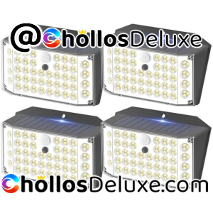 Pack de 4 Luces Solares Exterior IP67 3 Modos