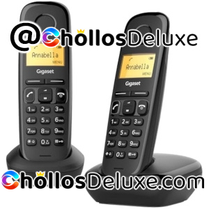 Gigaset A270 Duo Pack de 2 Teléfonos Inalámbricos 80 Contactos