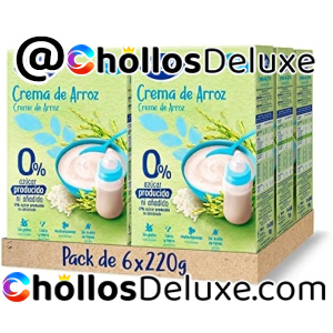 6x Hero Baby Papilla Crema de Arroz 220g