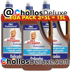 3x Mr Proper Professional Limpiador Suelos 5L