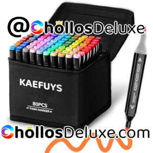 Estuche 80 Rotuladores Doble Punta