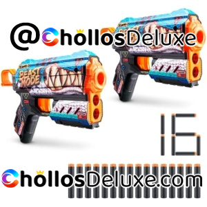 Pack de 2 Lanzadores XShot Beast Out +16 Dardos