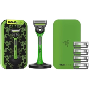 Estuche Gillette Labs Razer Maquinilla +5 Cuchillas +Base Magnética