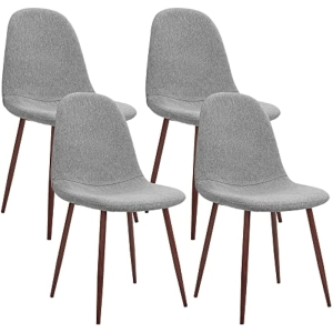 Juego de 4 Sillas Cocina con Patas de Metal