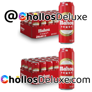 48x Latas 50cl Mahou 5 Estrellas