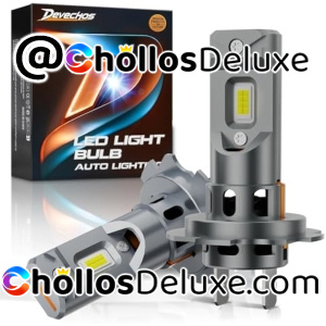 Pack de 2 Bombillas H7 LED 30000LM Faros Coche