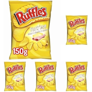 Pack de 5 Bolsas Ruffles Yorkeso 150g