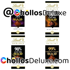 3x Lindt Excellence Tableta de Chocolate Negro 100g