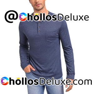 Camiseta Manga Larga Clásica con Botones