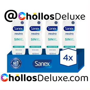 4x Sanex Neutro Gel de Ducha 600ml