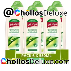 6x La Toja Gel de Ducha Aloe Vera 550ml