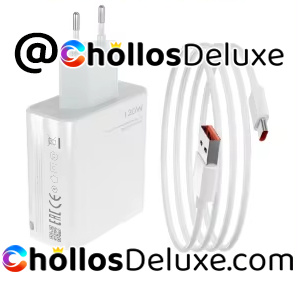 Cargador 120W +Cable 1 Metro