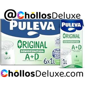 6x Leche Puleva Original Semidesnatada 1 Litro