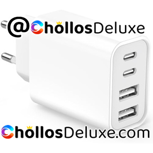 Cargador USB C 4 Puertos 45W