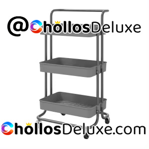 Carro de Cocina Metálico con Ruedas