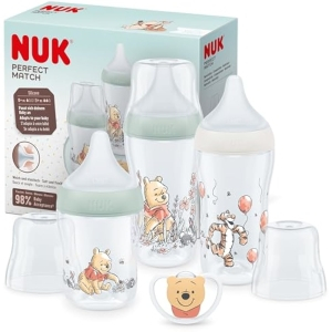 Set 3 Biberones +Chupete NUK Winnie the Pooh