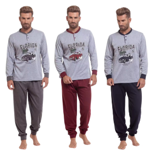 Pijama Algodón Hombre 2 Piezas