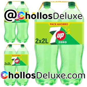 6 Botellas 7 UP 2 Litros