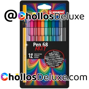 12 Rotuladores Premium Stabilo Pen 68 Arty