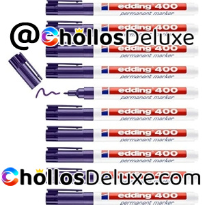 10x Edding 400 Rotuladores Permanentes