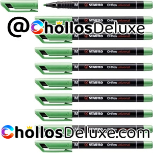 10x Marcadores Permanentes Stabilo OHPen