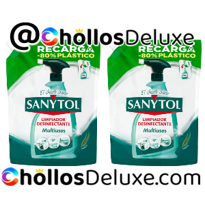 2x Sanytol Recarga Multiusos Eucaliptus 750ml