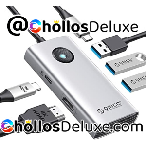 HUB USB Tipo C 5 en 1 con HDMI 4K