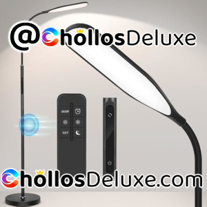Lampara de Pie LED 12W Control Táctil +Mando