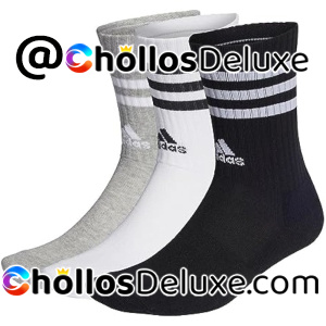 3 Pares Adidas 3 Rayas Calcetines Adulto