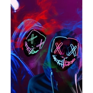 Pack de 2 Máscaras LED Halloween