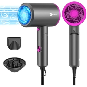 Secador Pelo Iónico 3 Velocidades +Difusor