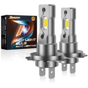 Pack de 2 Bombillas Faros Coche H7 LED 60W
