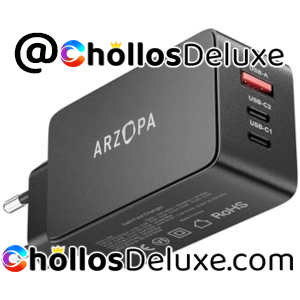 Cargador 65W GaN 3 Puertos