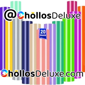 Pack de 20 Hojas de Vinilo Adhesivo