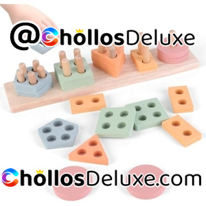Tabla Madera Montessori Apila y Clasifica