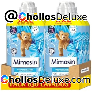 6x Mimosín Suavizante Concentrado Azul Vital 105 Lavados