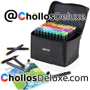 Estuche 80 Rotuladores Doble Punta