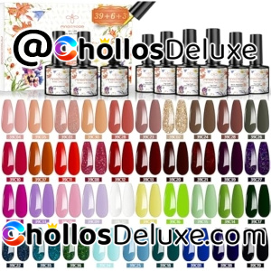 Set de 48 Esmaltes Semipermanentes Gel UV LED