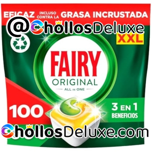 Fairy Original Todo En Uno 100 Cápsulas Lavavajillas