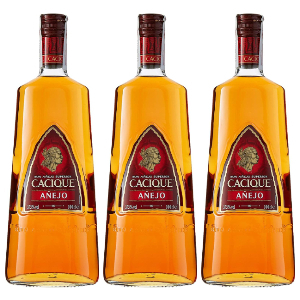 3x Cacique Añejo Ron 1 Litro