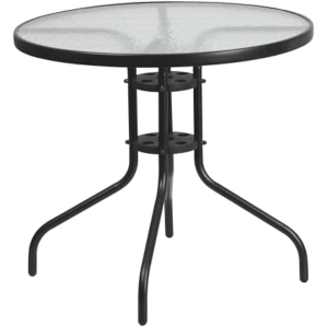 Mesa de Cristal para Patio 80cm