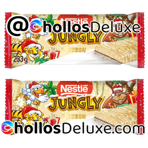 2x Nestlé Jungly Turrón Chocolate Blanco 233g