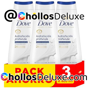3x Dove Hidratación Profunda Gel Ducha 400ml