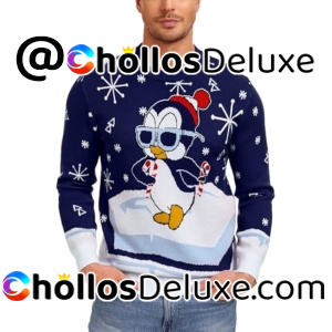 Jersey Navideño Pingüino Hombre
