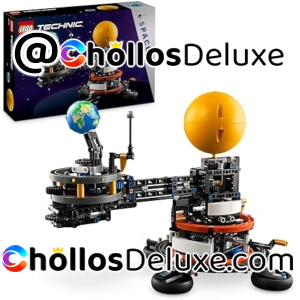 Lego Technic Planeta Tierra y Luna en Órbita
