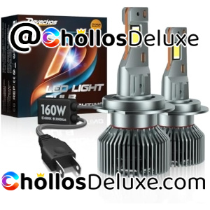 2x Bombillas Coche LED H7 30000LM 160W