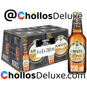 48x Botellines Amstel Oro Cerveza Tostada 25cl