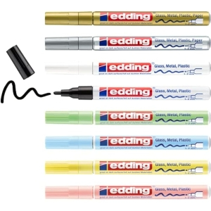 8x Edding 751 Marcadores Permanentes