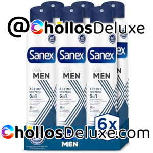 6x Sanex Men Active Control Desodorantes Hombre 200ml
